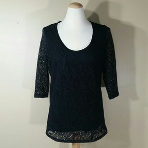 Saks Fifth Avenue black shirt